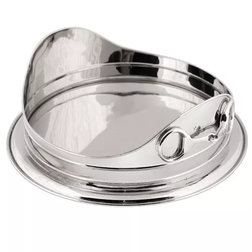 Payaa Tablett 45x32x13cm Rund silber (105067)