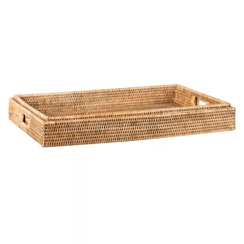 Payaa Tablett-Set Violett 67x64x7cm & 42x40x7cm Holz (115171)