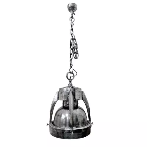 Payaa Hängelampe Barton 39x39x56cm Großes Rohmetall silber (108279)