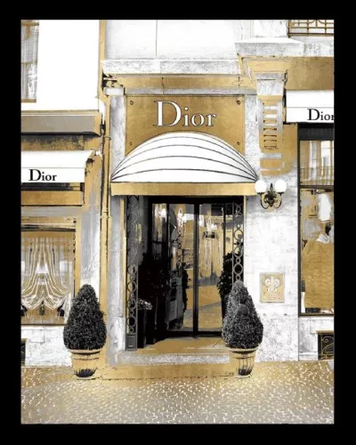 Payaa Dior Store 40x50cm schwarzer Rahmen (201583)